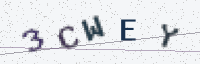 Fünf verzerrte Buchstaben und Ziffern